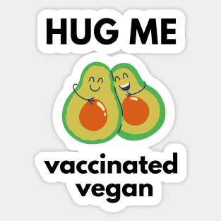 Vaccinated Vegan, Corona Vaccine Sticker